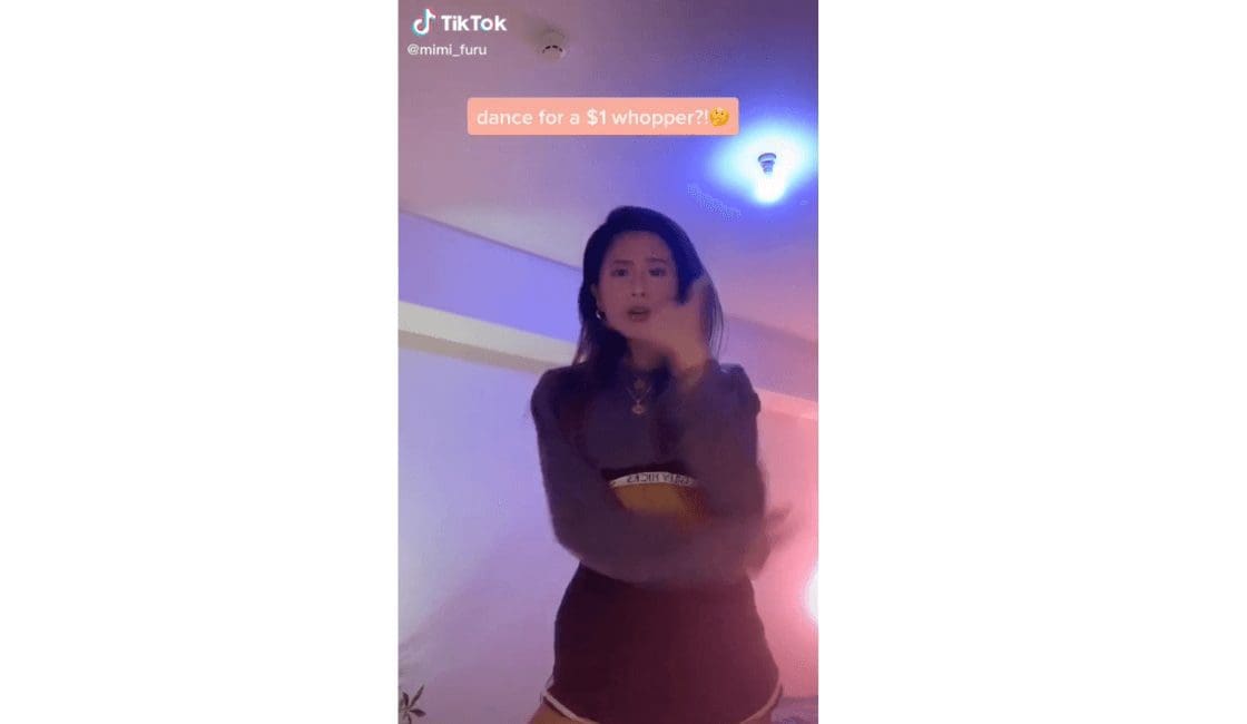 Publicidad de comida chatarra en TikTok