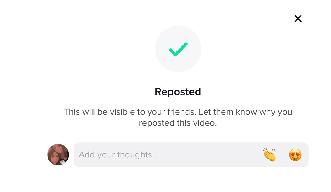 Nuevo botón Repost de TikTok Nuevo botón Repost de TikTok