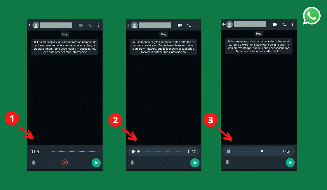 WhatsApp mensajes de voz WhatsApp mensajes de voz